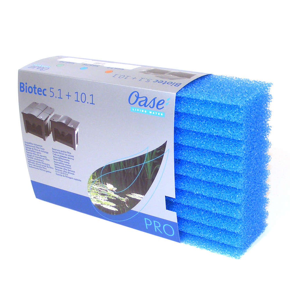 Mousse Filtrante OASE Bioplus 20 Ppi – Rechange Pour Filtre Bioplus 50/100/200 – Bleu