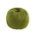 Pelote Natura coton kaki pour aiguilles n°2,5-3,5/crochet n°3 - 50 g