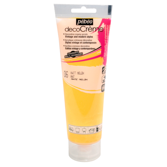 Peinture DecoCreme, 120ml - Melon