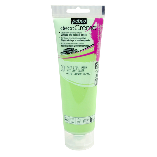 Peinture DecoCreme, 120ml - Vert clair