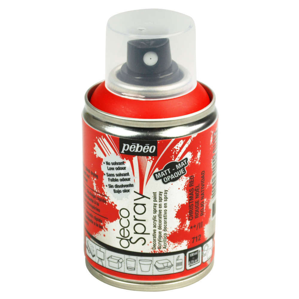 DecoSpray mat, 100ml - Rouge noël