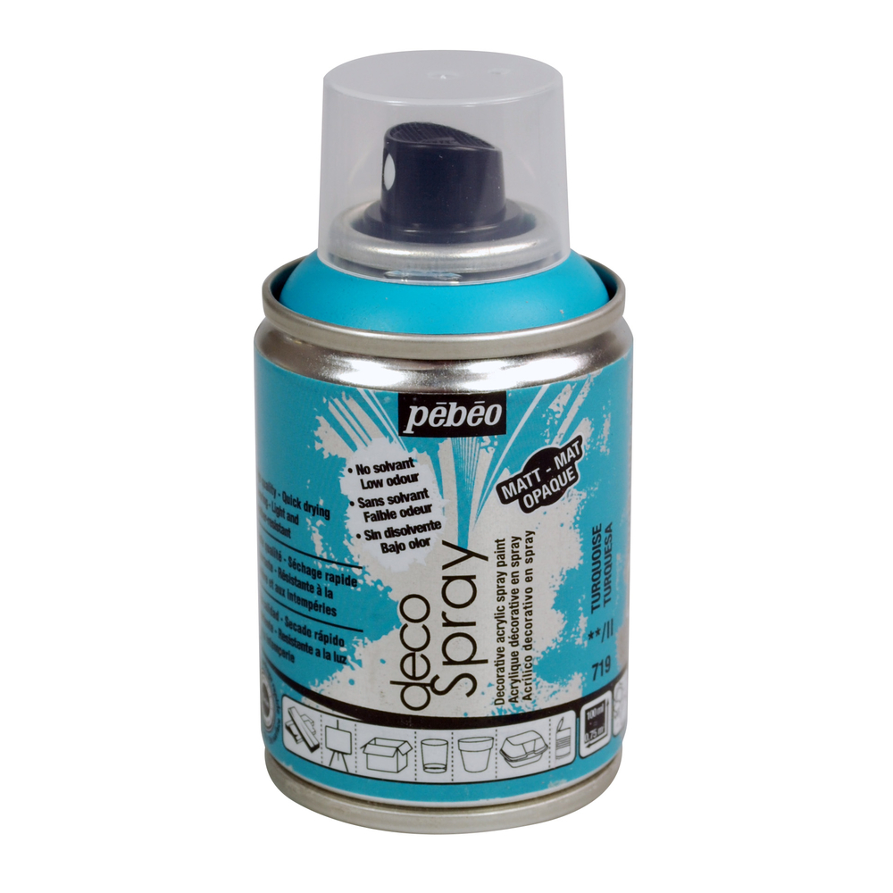 DecoSpray mat, 100ml - Turquoise