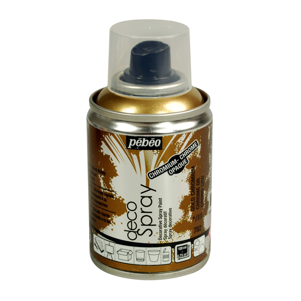 DecoSpray, 100ml - Chrome argent
