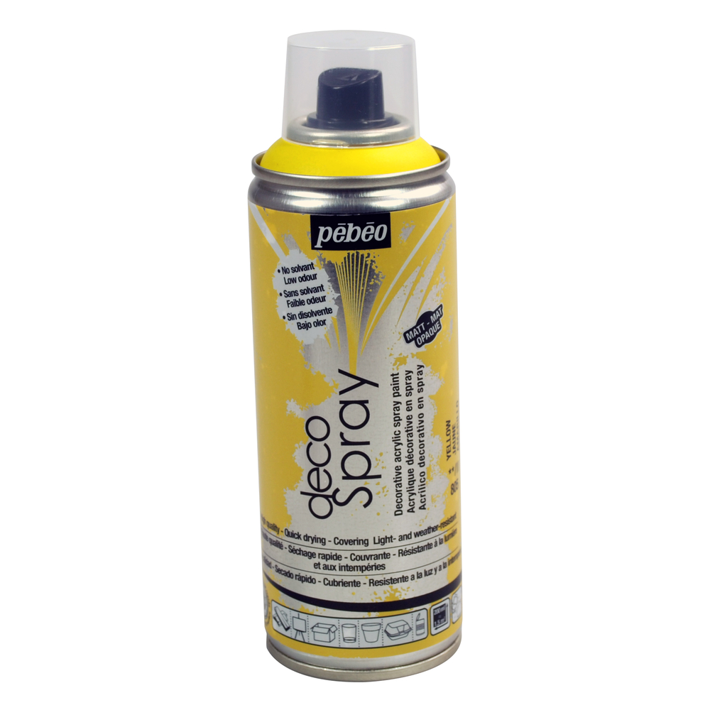 DecoSpray mat, 200ml - Jaune