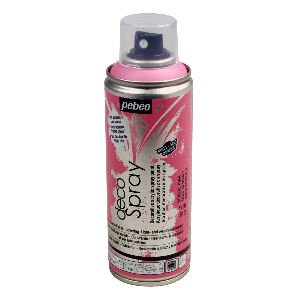 DecoSpray mat, 200ml - Rose bengale