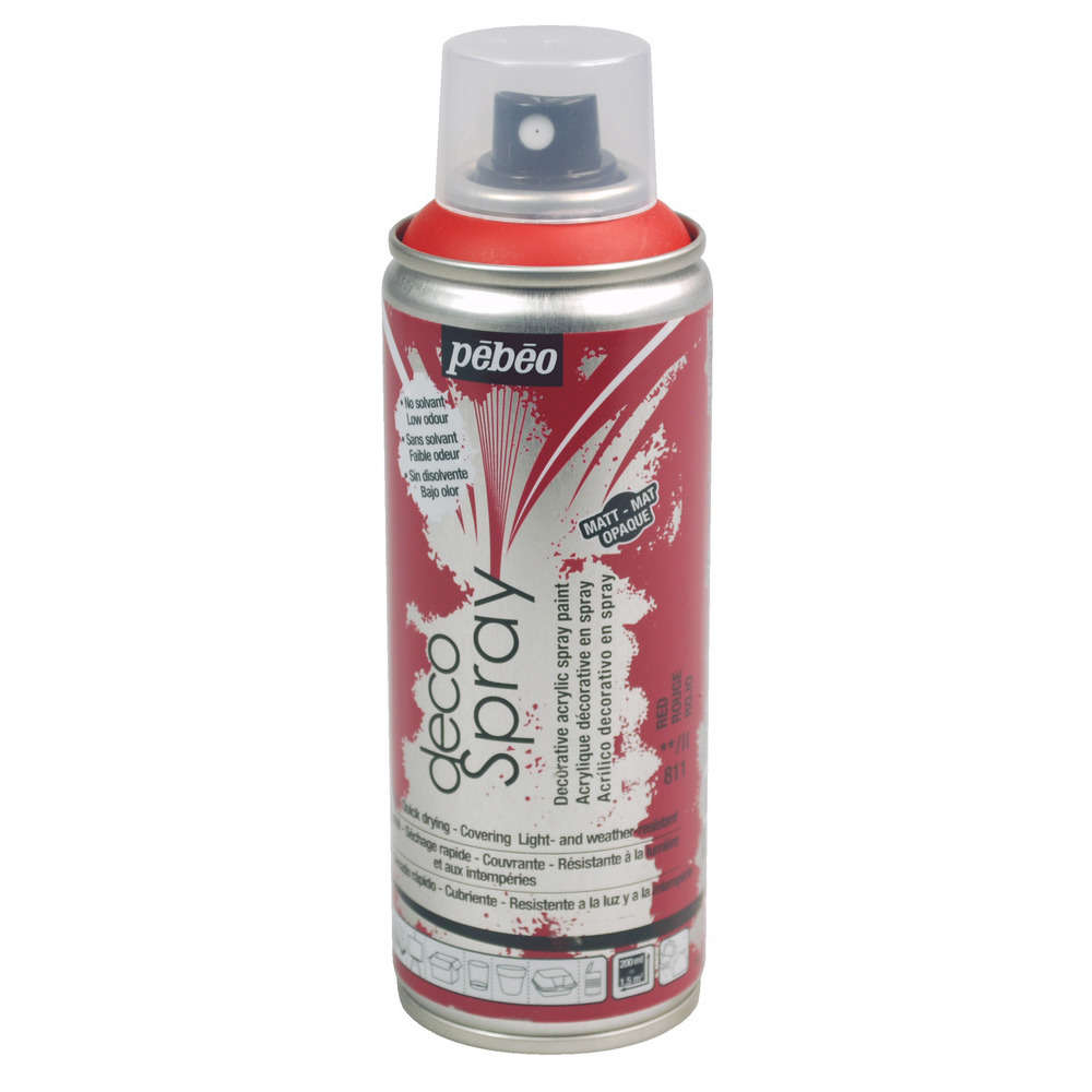 DecoSpray mat, 200ml - Rouge