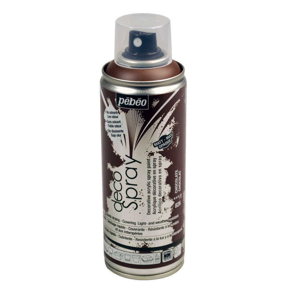 DecoSpray mat, 200ml - Chocolat
