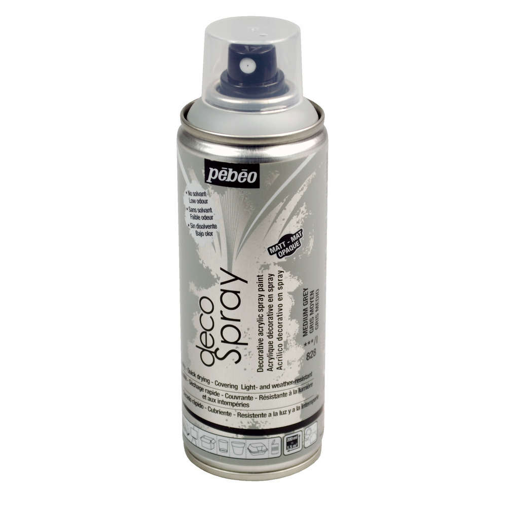 DecoSpray mat, 200ml - Gris moyen