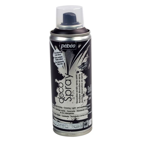 DecoSpray mat, 200ml - Noir