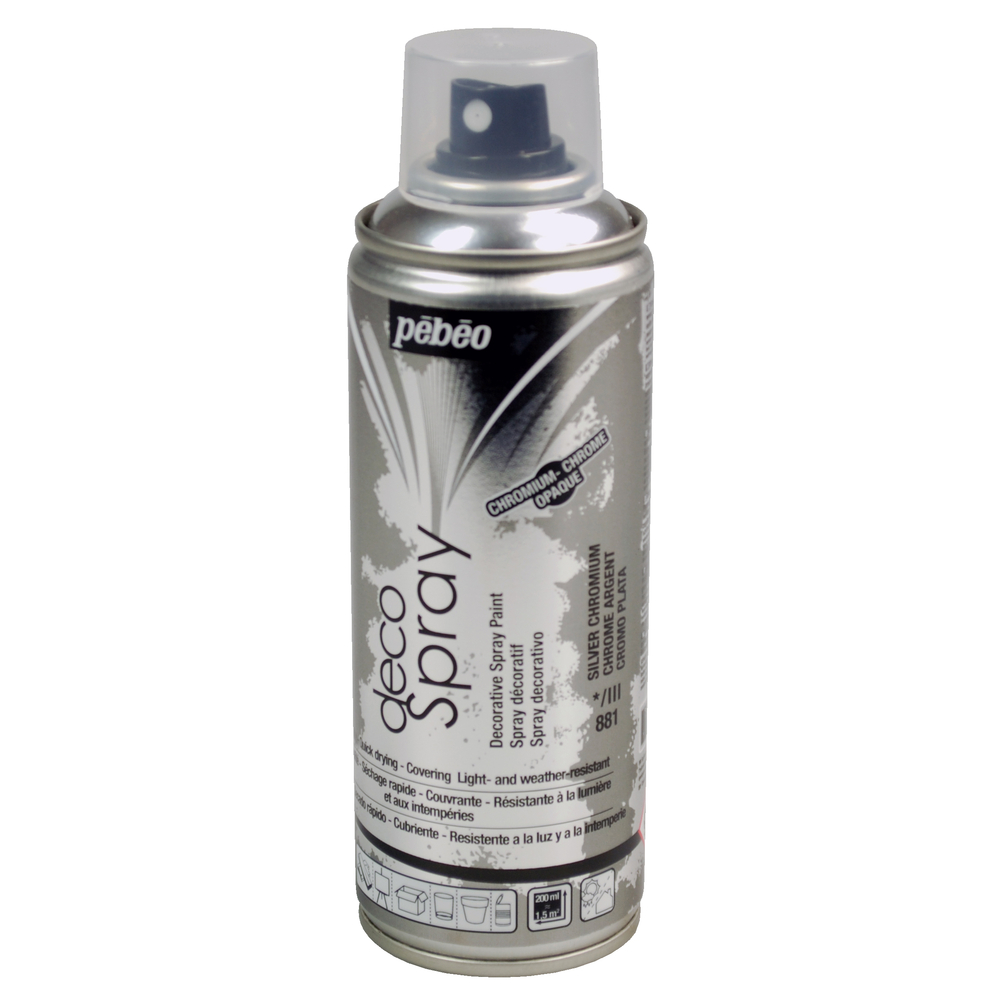 DecoSpray, 200ml - Chrome argent