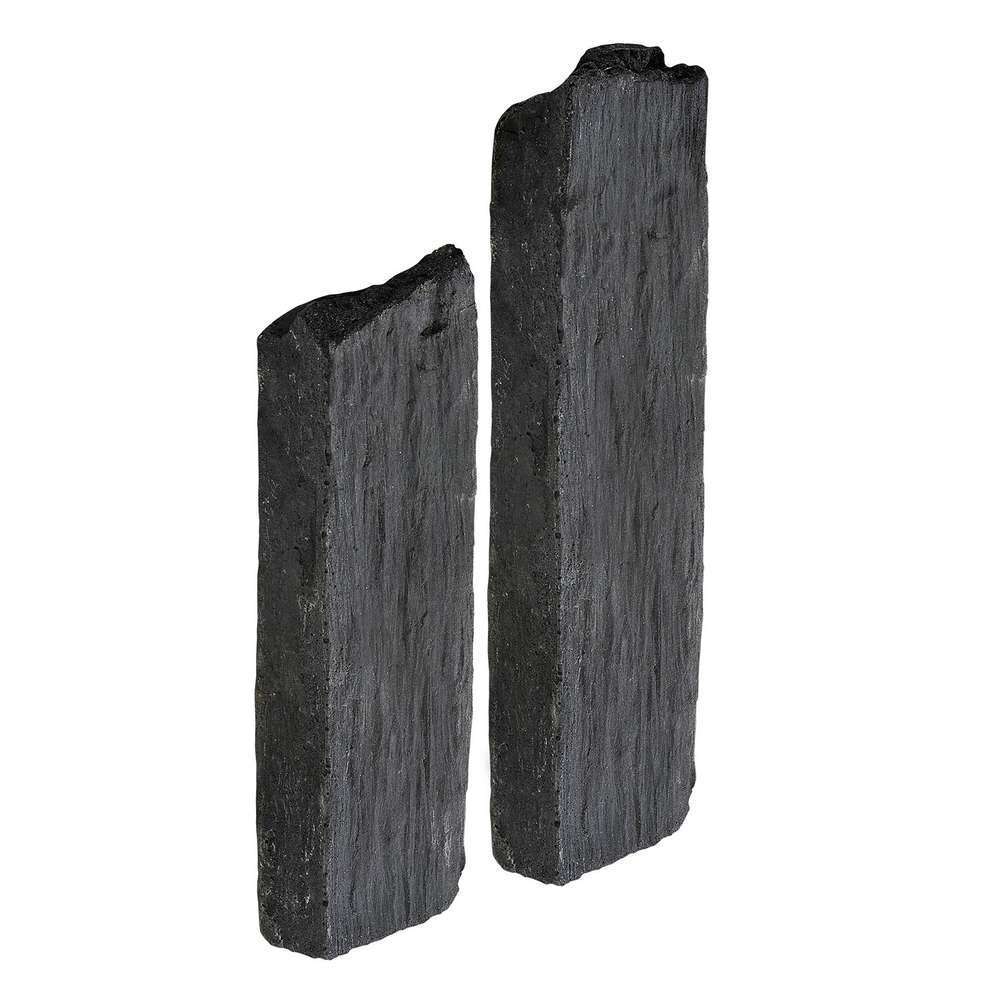 Mini piquet Schiste, ton ardoise L.28/33 x l.7,5 cm - Ep.3,5cm