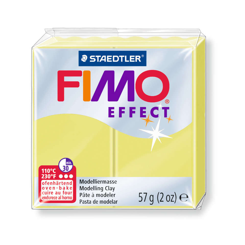 Pâte Fimo Effect, 57g - Jaune citrine