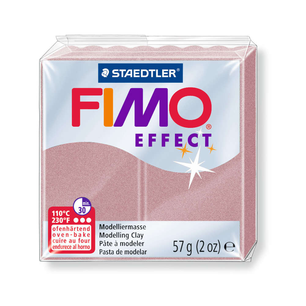 Pâte Fimo Effect, 57g - Rose perle