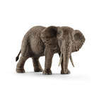 Figurine éléphant d'Afrique femelle en plastique – 14,6x9,1x7,5 cm