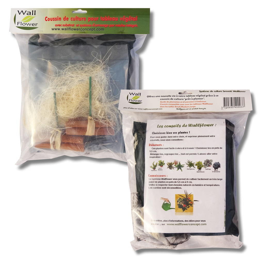 Poche prêt a planter, pour cadre Wallflower