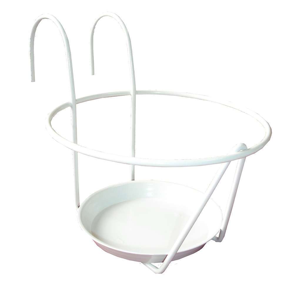 Porte-pot blanc, pour pot 20-22 cm