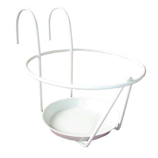 Porte-pot blanc, pour pot 20-22 cm