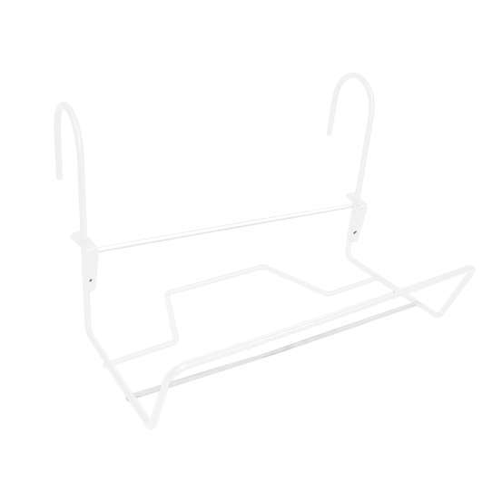 Support jardiniÚre classique blanc l. 14 cm