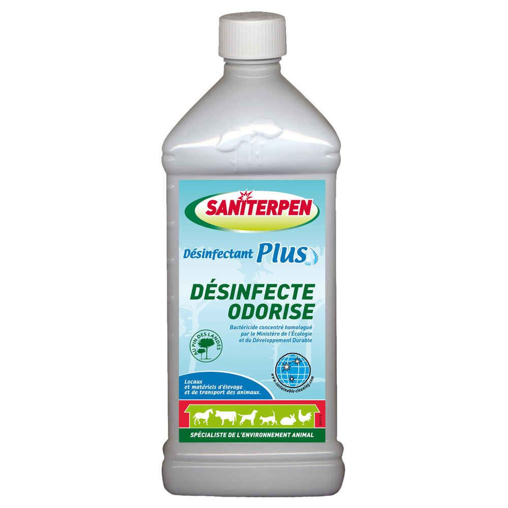 Désinfectant Saniterpen Plus pour cage : bidon 1L