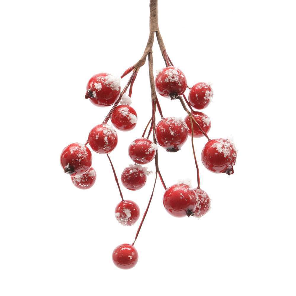 Suspension de 15 baies avec neige et paillettes