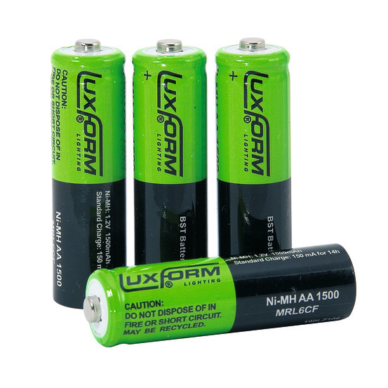Piles AA solaires rechargeables (1,2V) x4 Luxform