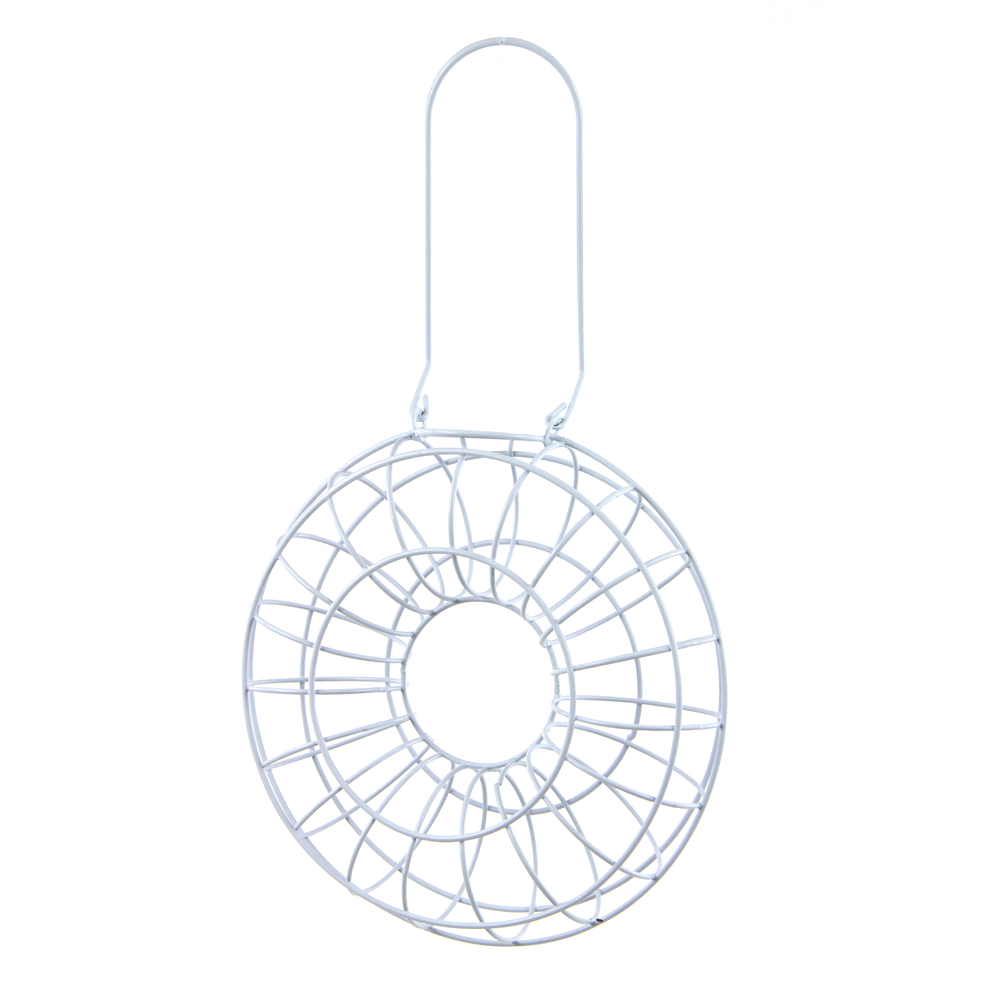 Distributeur de boules de graisse Slow en métal pour oiseaux