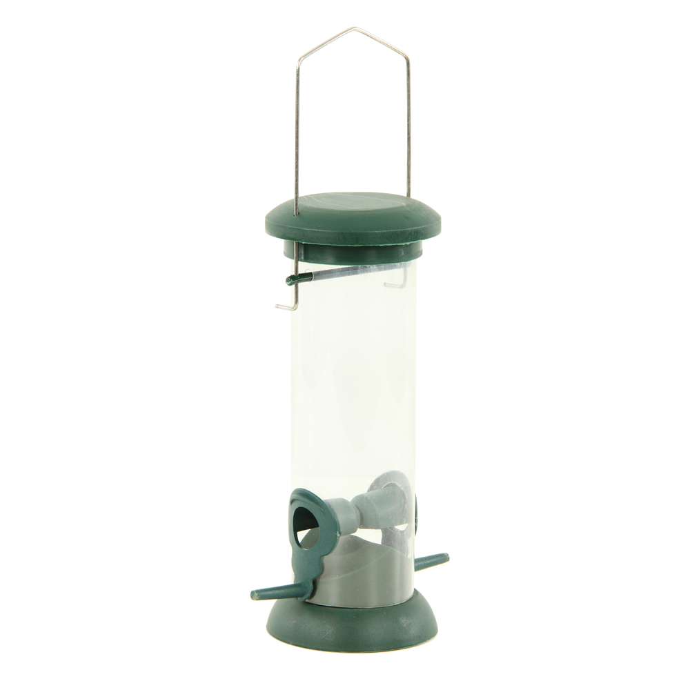 Distributeur de graines Oxygène en plastique pour oiseaux