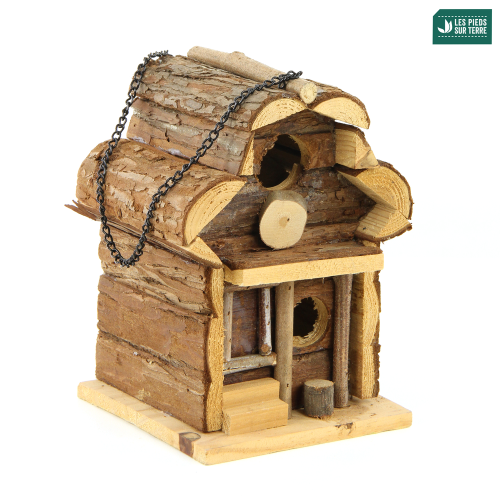 Nichoir Gaspard pour oiseau : Bois