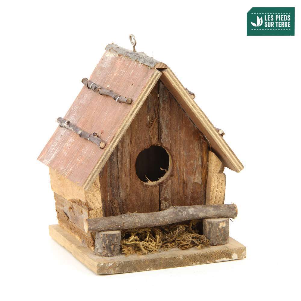 Nichoir Leonard pour oiseau : Bois
