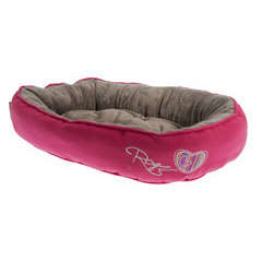 Coussin Candy stripe pour chat : taille M Rose