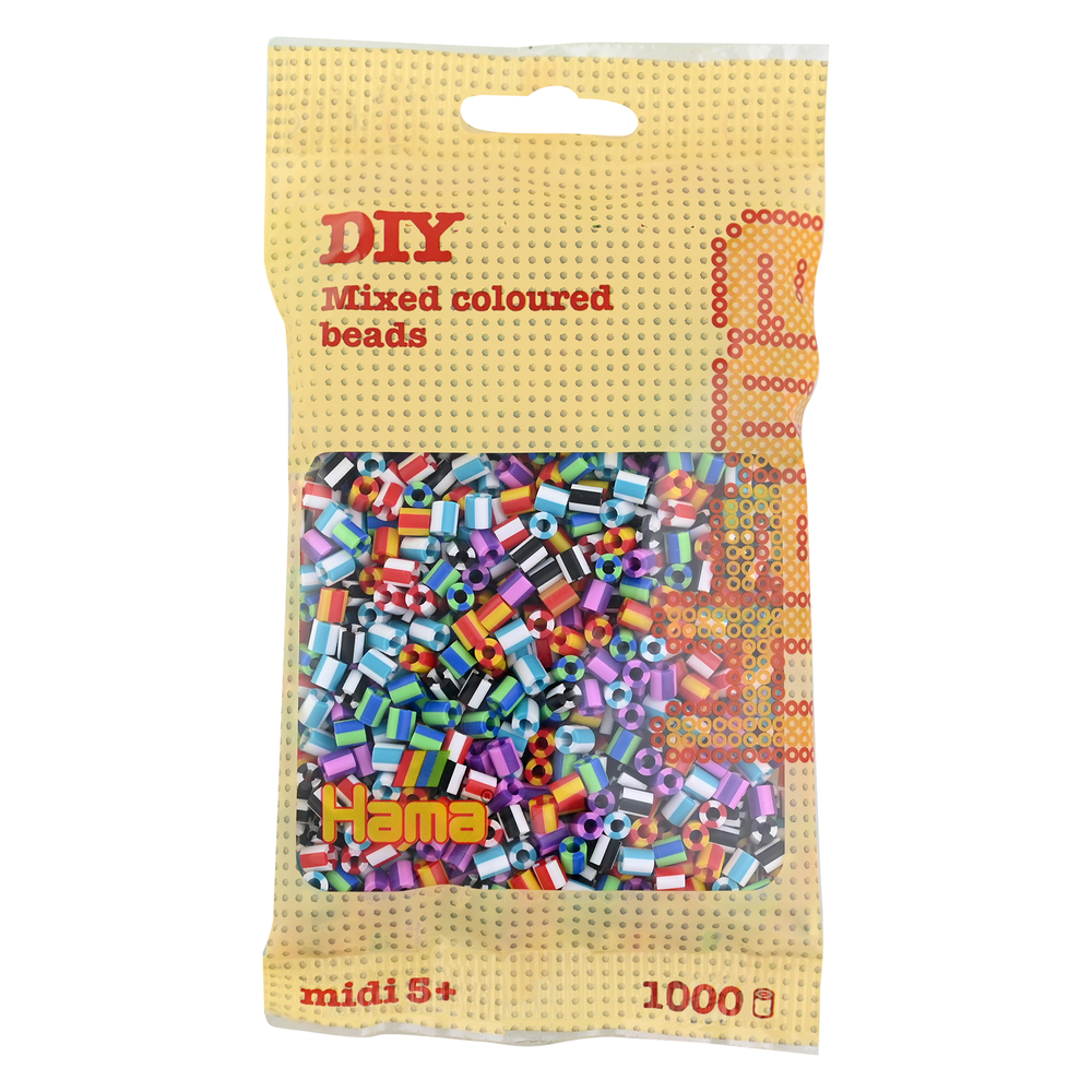 Sachet de 1000 perles Midi - Bicolores