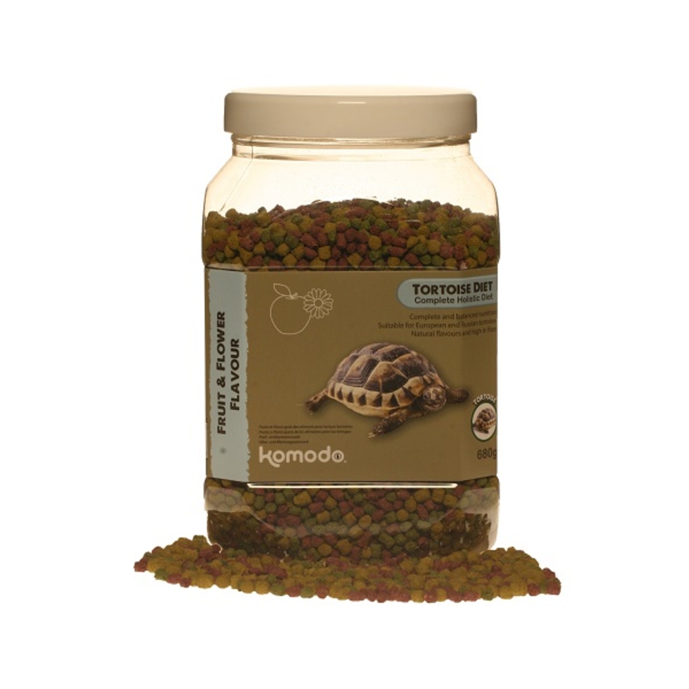 Granulés goût fruit et fleurs pour tortues de terre : 680gr