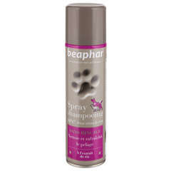 Spray Shampooing sec sans rinçage, extrait de riz pour chien : 250 ml