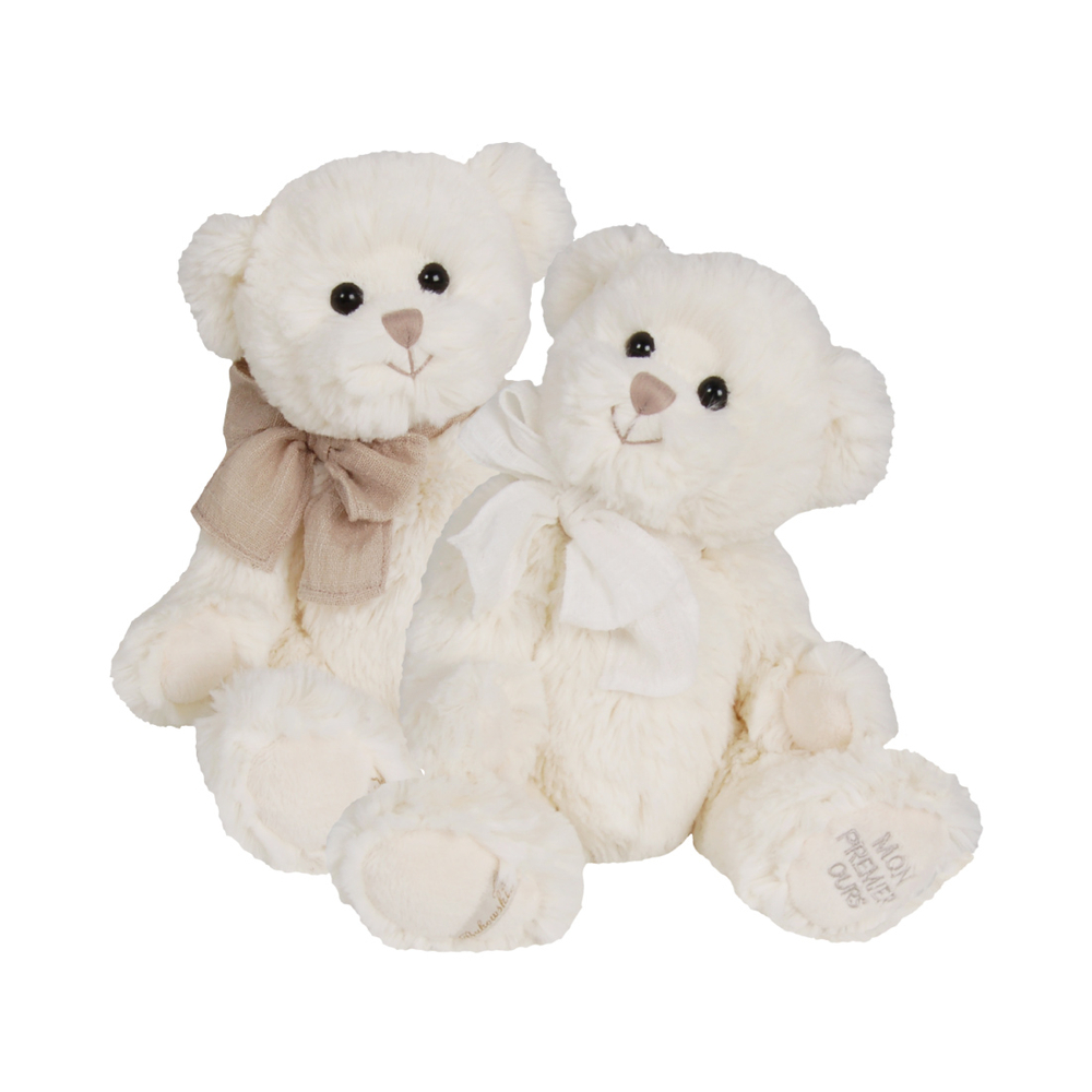 BRUBAKER Ours/Nounours - Peluche avec Enveloppe Rouge - for You - 25 cm - Marron Clair
