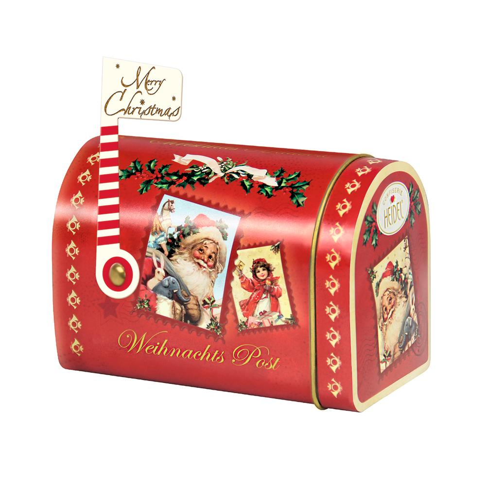 Boîte aux lettres 'Nostalgie de Noël' - 7 chocolats au lait 95g