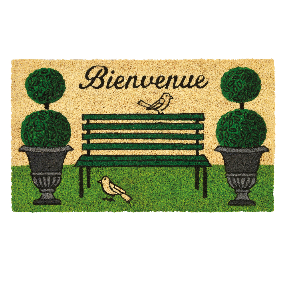 Paillasson en coco/PVC, 70x40cm - Topiaire