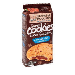 Cookies fondants, chocolat lait et noisettes (180g)