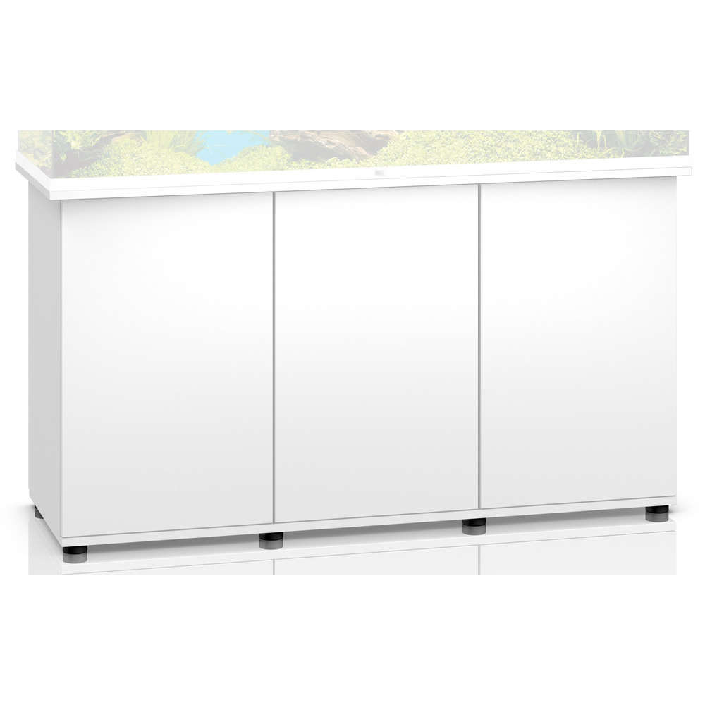 Meuble d'aquarium Rio 400/450 blanc - L151xP51xH80cm