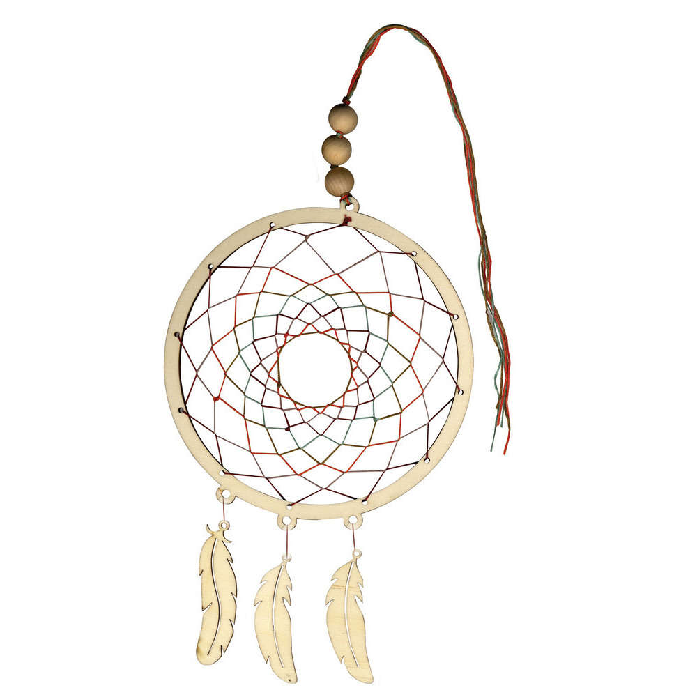 Attrape-rêve, en bois H. 24 cm