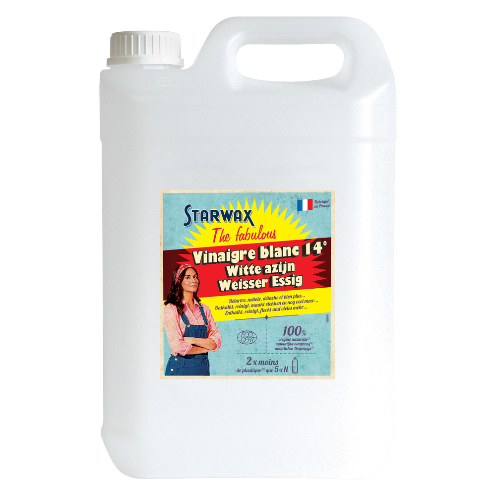 Vinaigre blanc naturel 14° 5L Fabulous