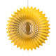 Spirale éolienne Splash en acier inoxydable, dorée Ø 15,2 cm