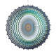 Spirale éolienne Mandala 'Espace', en acier inoxydable Ø 30,5 cm