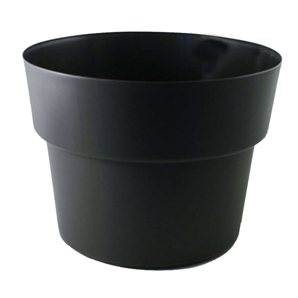 Pot rond CocoriPot, coloris ardoise Ø 23 x H. 17 cm