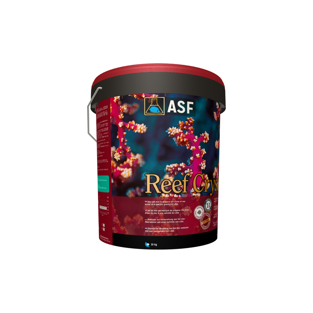 Sel Reef Crystals pour eau d'aquarium : 20kg