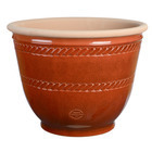 Pot Campana en terre cuite émaillée, rouge Ø 30 x H. 28 cm