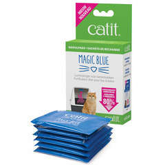 Sachets recharges Cat it pour cartouche Maison de toilette Magic Blue