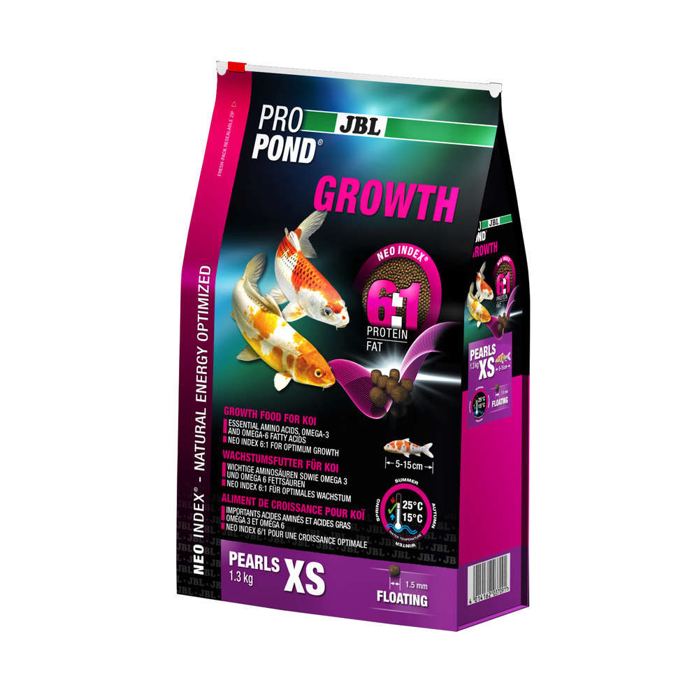 Nourriture poisson JBL ProPond Growth XS : 1,3kg