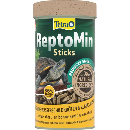 Alimentation Reptomin Sticks pour tortue d'eau : 250ml