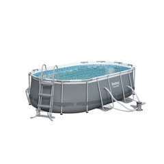 Kit piscine Power Steel Frame Ovale L 424 l 250 h 100