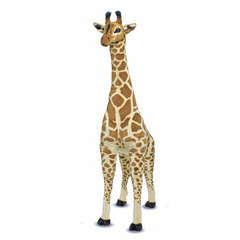 Peluche géante Girafe : hauteur 1m40